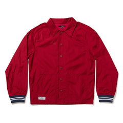 Ribbed Garage Jacket - Burgundy
