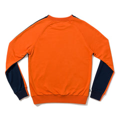 2 Faced Jackson Crew - Navy/Orange