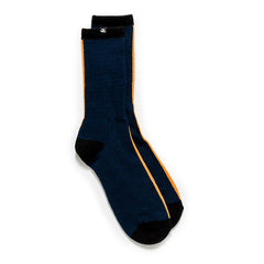 2 Faced Sock - Navy/Orange