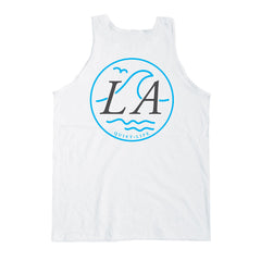 LA Wave Premium Tank - White