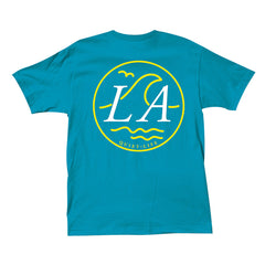 LA Waves Pocket T - Turquoise