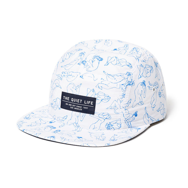 Girls 5 panel - white